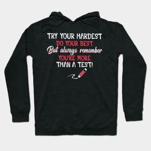 Try your hardest do your best but always remember Tshirt Hoodie